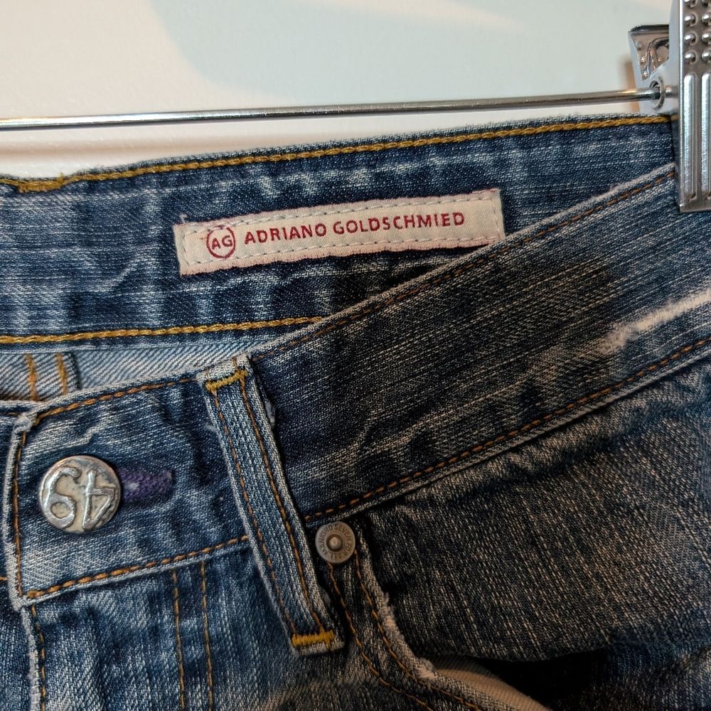 AG Adriano Goldschmied Distressed Ex-Boyfriend Crop Jeans - Picture 7 of 16